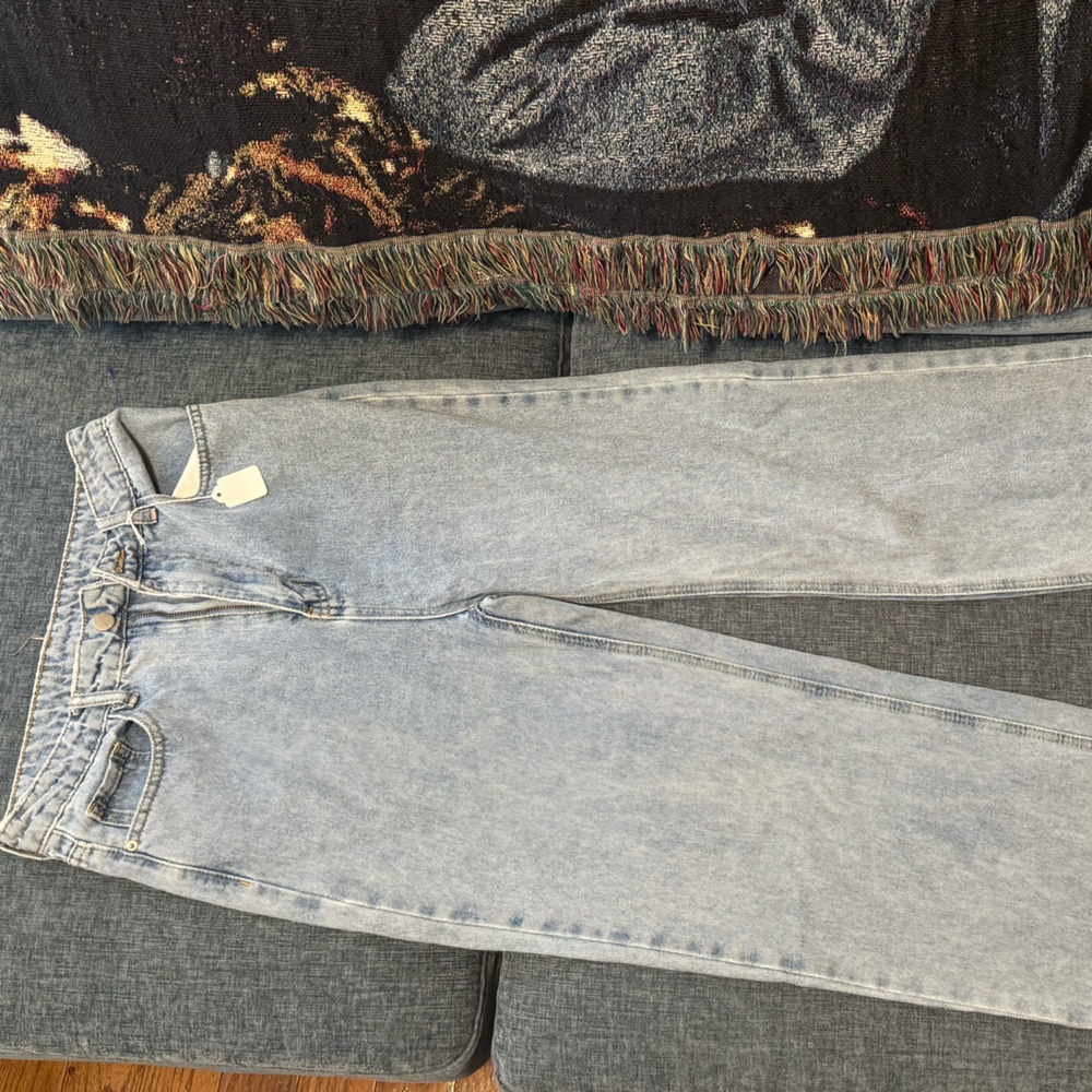 Shein Light Wash Denim Jeans
